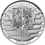 Stříbrná pamětní mince 200 Kč Schengen
